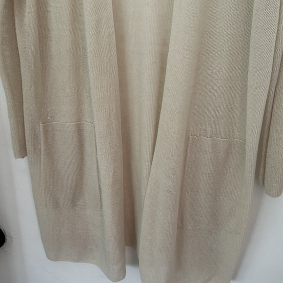 Eileen Fisher Organic Linen Cardigan Sweater - Picture 6 of 6